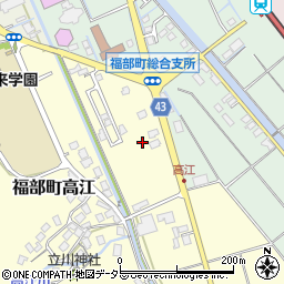 鳥取県鳥取市福部町高江50周辺の地図