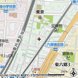 東京都大田区仲六郷4丁目10-15周辺の地図