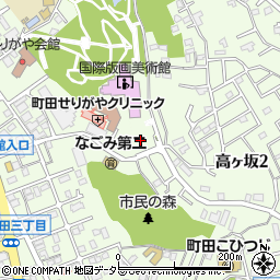 町田市立芹ケ谷公園第一駐車場周辺の地図
