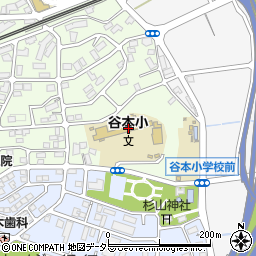 谷本小学校　放課後キッズクラブ周辺の地図