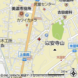 岐阜県美濃市97周辺の地図