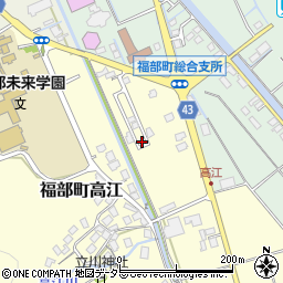 鳥取県鳥取市福部町高江51-16周辺の地図
