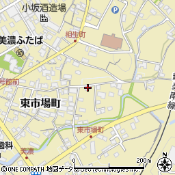 岐阜県美濃市東市場町2520周辺の地図