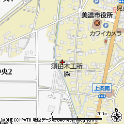 岐阜県美濃市1287周辺の地図