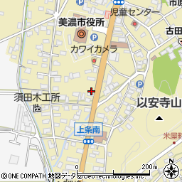 岐阜県美濃市1314-5周辺の地図