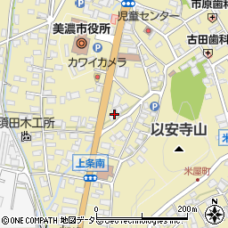 岐阜県美濃市1317周辺の地図