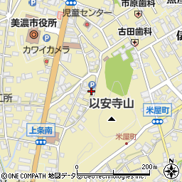 岐阜県美濃市91周辺の地図