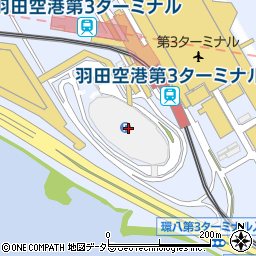 東京国際空港（羽田空港）第５駐車場（Ｐ５）一般入口周辺の地図