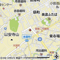岐阜県美濃市米屋町2634-8周辺の地図