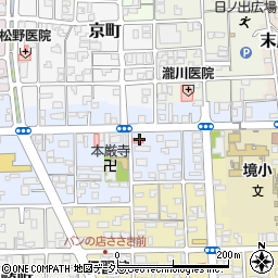 鳥取県境港市明治町189周辺の地図