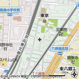 東京都大田区仲六郷4丁目11-3周辺の地図