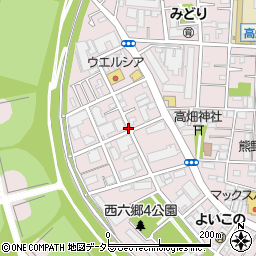 東京都大田区西六郷4丁目周辺の地図