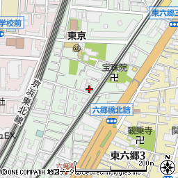 東京都大田区仲六郷4丁目9-10周辺の地図