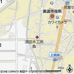 岐阜県美濃市1276周辺の地図