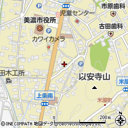 岐阜県美濃市1319周辺の地図