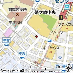 トヨタレンタリース横浜センター南駅すきっぷ広場店周辺の地図