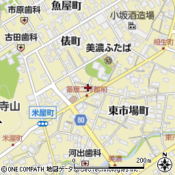 岐阜県美濃市2622周辺の地図
