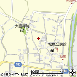 岐阜県山県市松尾241周辺の地図