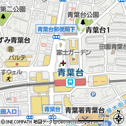 青葉台駅周辺の地図