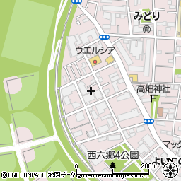 東京都大田区西六郷4丁目34周辺の地図
