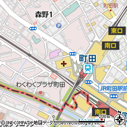 ＴＳＵＴＡＹＡ西友町田店周辺の地図