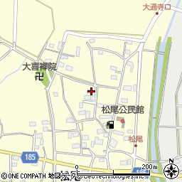 岐阜県山県市松尾248周辺の地図