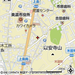 岐阜県美濃市1322-2周辺の地図