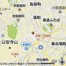 岐阜県美濃市米屋町2628周辺の地図