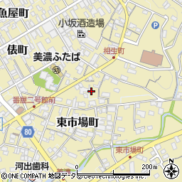 岐阜県美濃市相生町2531周辺の地図