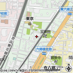 東京都大田区仲六郷4丁目9周辺の地図