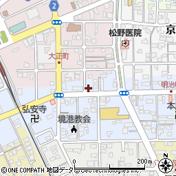 鳥取県境港市明治町40周辺の地図