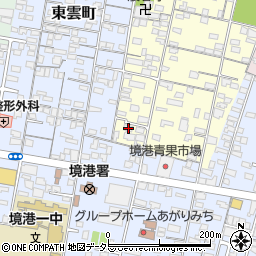 鳥取県境港市花町129-6周辺の地図