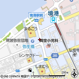 鳥取県境港市浜ノ町周辺の地図