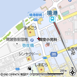 鳥取県境港市浜ノ町周辺の地図