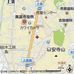 岐阜県美濃市1324周辺の地図