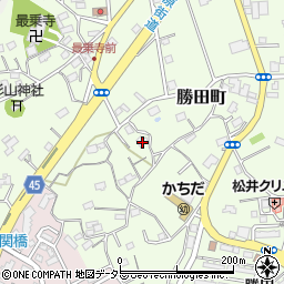 神奈川県横浜市都筑区勝田町1162周辺の地図