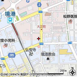 鳥取県境港市明治町45周辺の地図