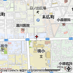 鳥取県境港市明治町250周辺の地図