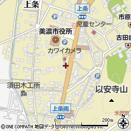 岐阜県美濃市1335周辺の地図