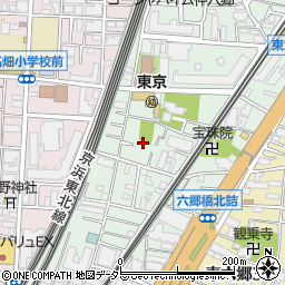 東京都大田区仲六郷4丁目8周辺の地図