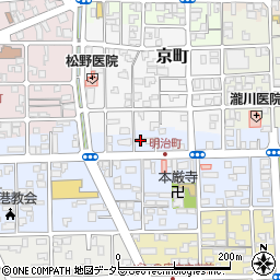 鳥取県境港市明治町30周辺の地図