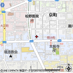 鳥取県境港市明治町33周辺の地図