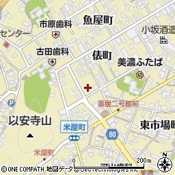 岐阜県美濃市2128周辺の地図