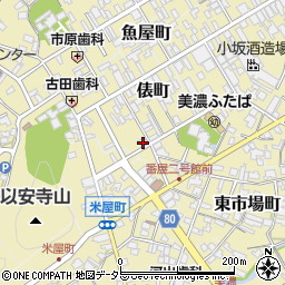 岐阜県美濃市2135周辺の地図