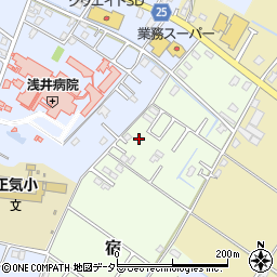 千葉県東金市宿626-2周辺の地図