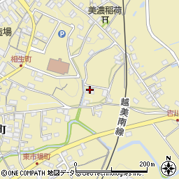 岐阜県美濃市3030周辺の地図