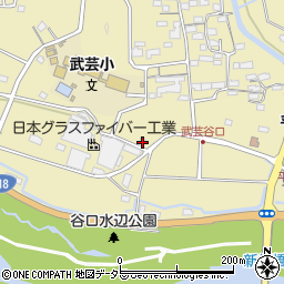 岐阜県関市武芸川町谷口821-2周辺の地図