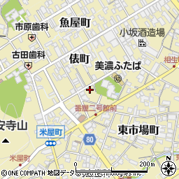 岐阜県美濃市2624周辺の地図