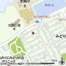 千葉県大網白里市みどりが丘3丁目21-3周辺の地図