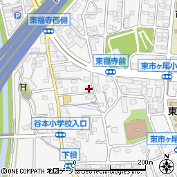 神奈川県横浜市青葉区市ケ尾町628-1周辺の地図